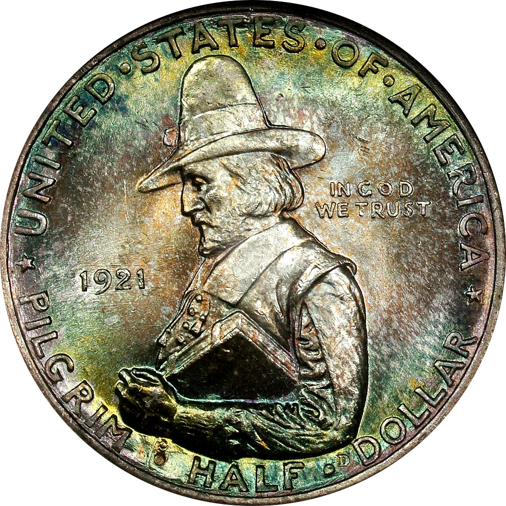 1920-1921 Pilgrim Tercentenary Half Dollar| Commemorative Coins